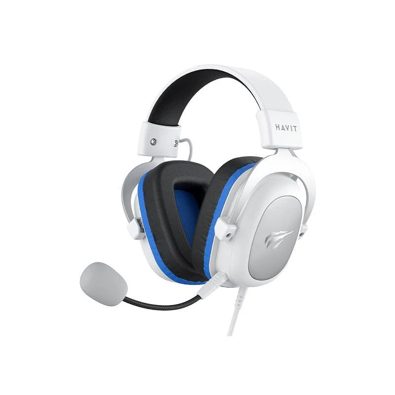 CASQUE GAMING HAVIT H2002D WHITE-BLUE